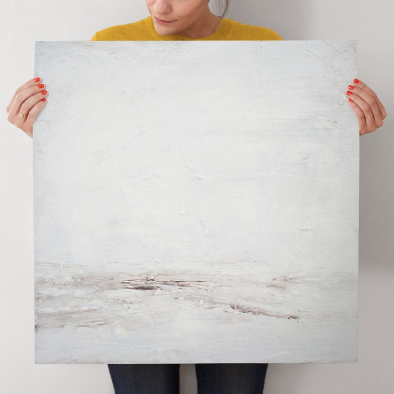 Neutral Tranquility Wall Art Prints by Deb Presutto Minted