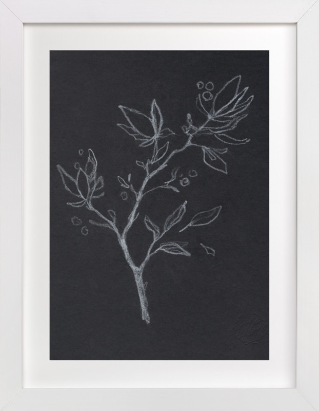 Black & White Botanical no.2 Wall Art Prints by Jess Blazejewski Minted