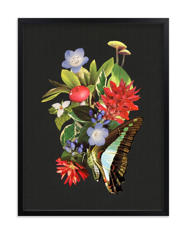 Bloom in Red, Purple & Green Wall Art Prints by Field and Sky Minted