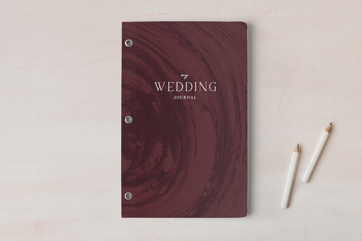Marbled Wedding Journal