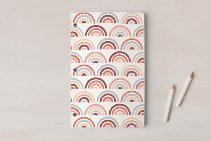 Stamped Rainbows Pattern