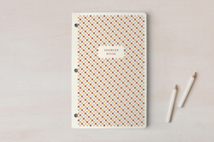 Checkerboard Frame Address Book