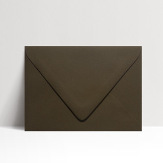 This is a brown wedding envelopes by Studio Lavender called a7 brown euro flap envelopes, pack of 25 in standard