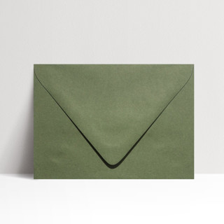 MIN-SZN-MNV - A7 Seedling Green Euro Flap Envelopes, Pack of 25