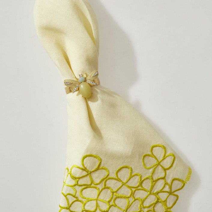 Joanna Buchanan Hydrangea Dinner Napkins - Thumbnail 4