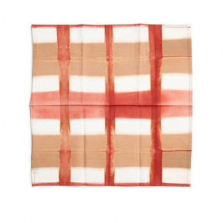 This is a red tableware by Anjali Purohit called chowk red cotton table napkin ( set of 4 ) in standard