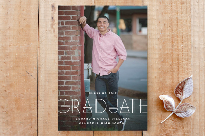 Geo Grad Graduation Announcement