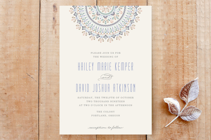 Jardin Mandala Invitation