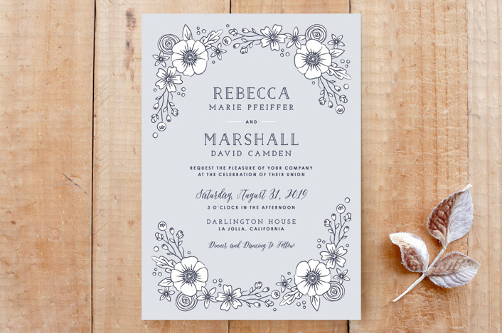Vintage Blooms Invitation