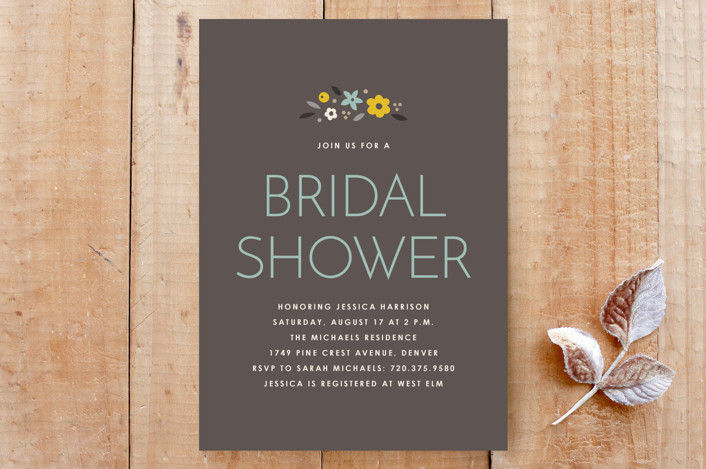 Simply Floral Invitation