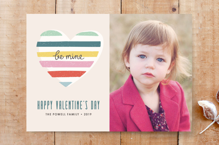 Layered Heart Photo Card