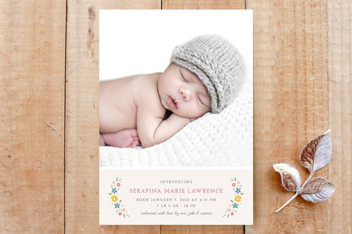 Serafina Birth Announcement 