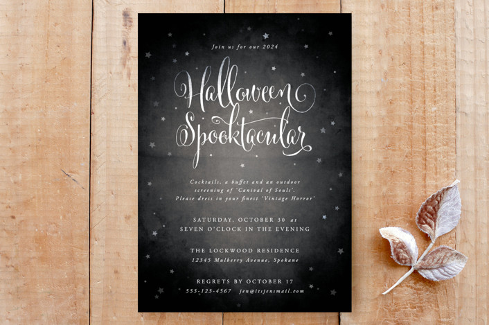 Vintage Halloween Spooktacular Party Invitation