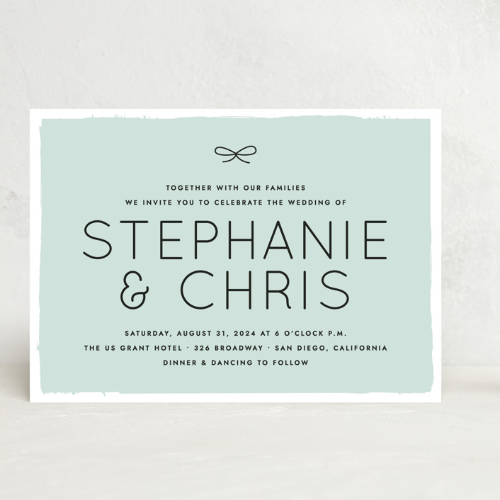 Knotted Wedding Invitation