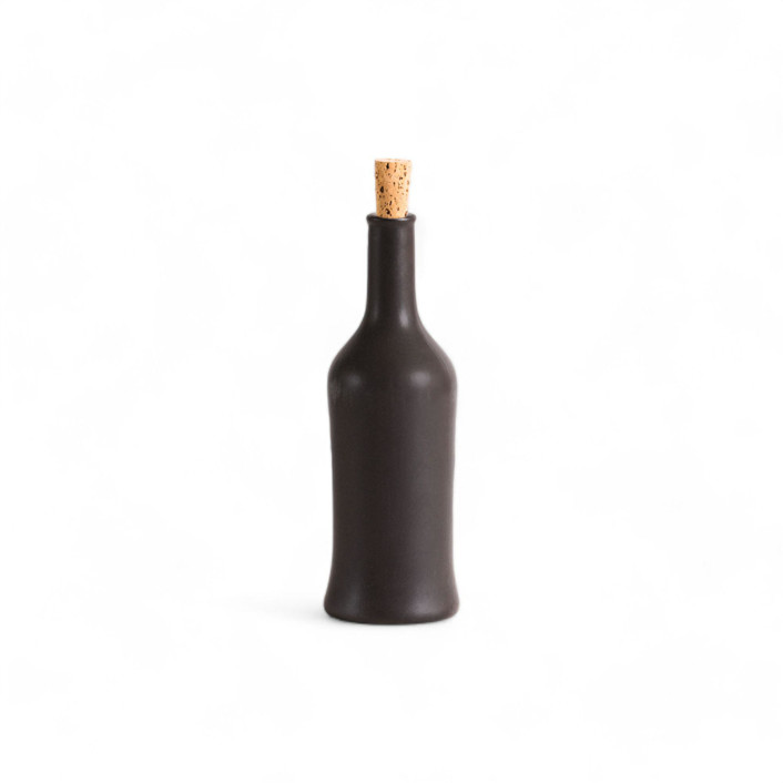 Handcrafted Stoneware Olive Oil Dispenser - 21 oz Brutto Design