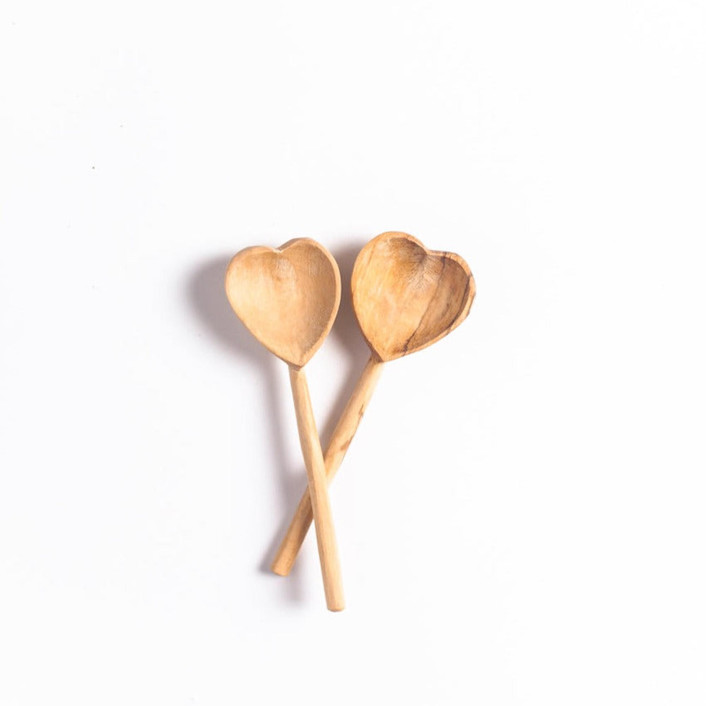 Heart Teaspoons S/2