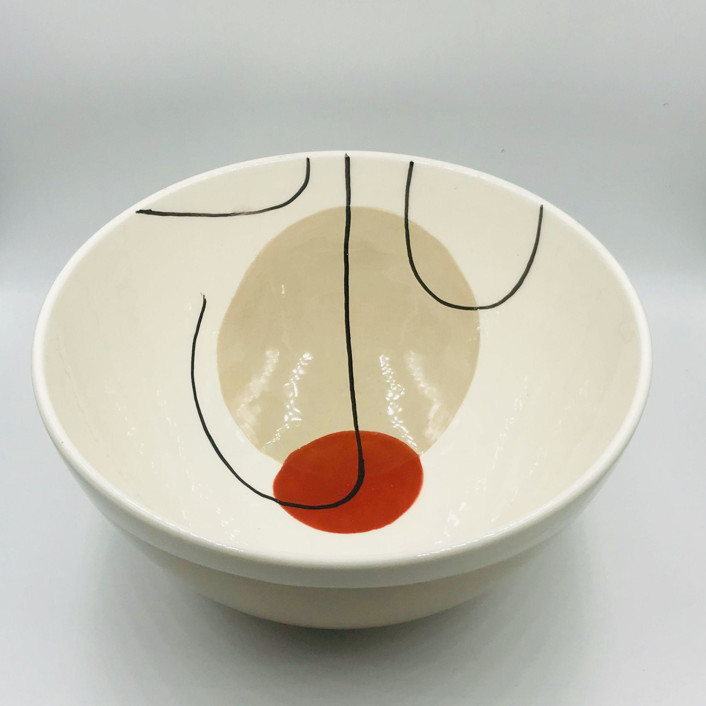 LARGE TERRE SIENNA SALAD BOWL