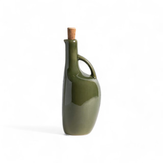 This is a green tableware by Powered By People called olive oil bottle canard in standard