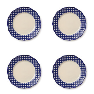 This is a blue tableware by Maison Madison called beatrix 9'' side plate set of 4 in standard