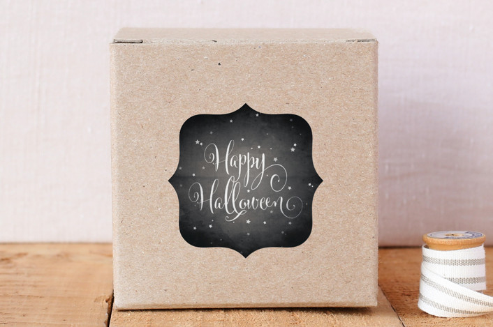 Large Curved Vintage Happy Halloween