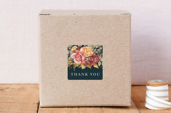 Autumnal Florals Thank You