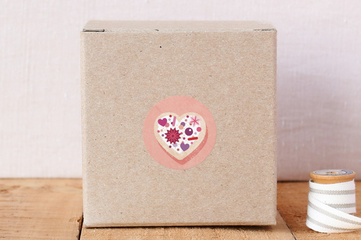 Heart Cookie Envelope Seal