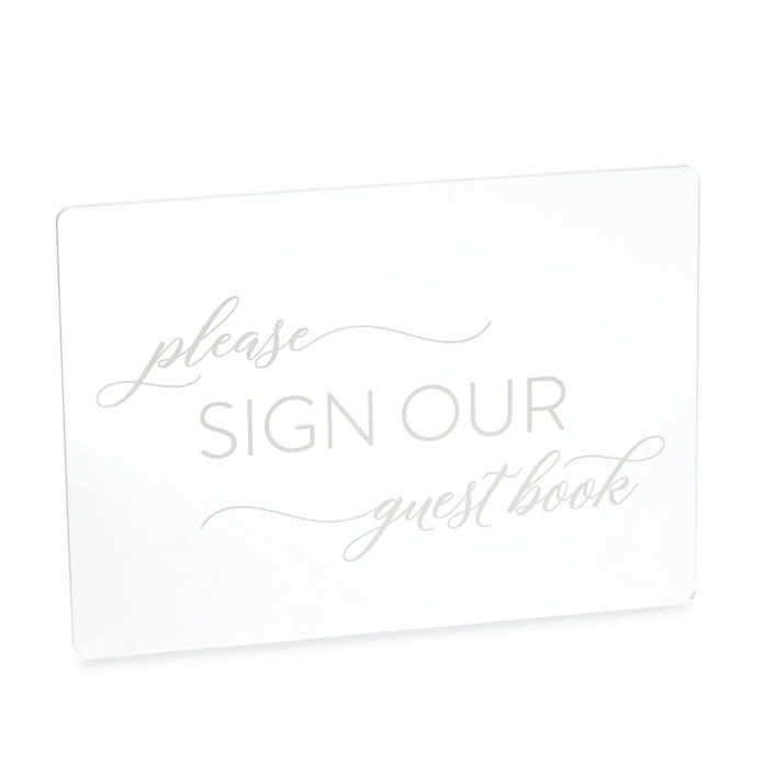 Sign our Guest Book Acrylic Sign