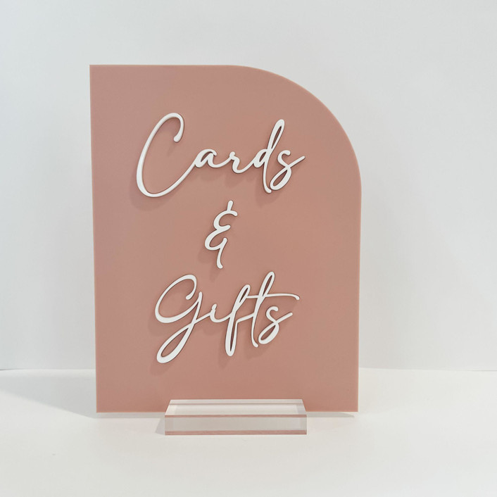 Acrylic Half-Arch Sign