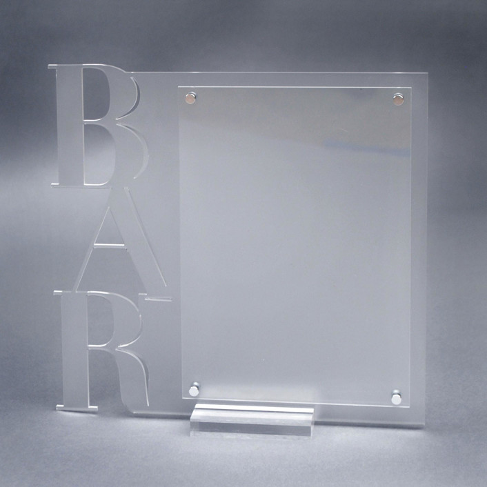 Frosted Acrylic Bar Sign