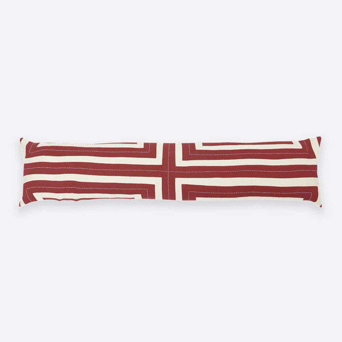 Interlock XL Lumbar Pillow - Rust