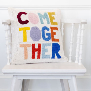 Come Together Hook Pillow by Ampersand Design Studio