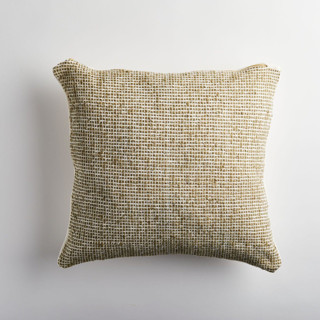 This is a green throw pillow by Tatiana Ordoñez called Cocuy Olive Green Pillow in standard.