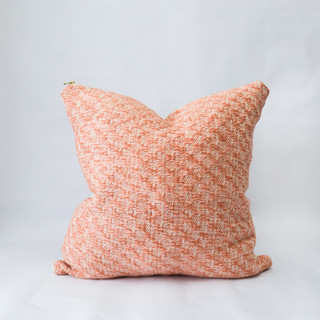 This is a pink throw pillows by Tatiana Ordoñez called basic guayaba pink pillow cover in standard