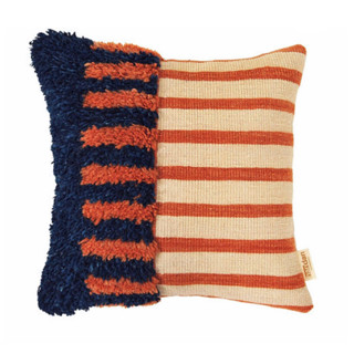 This is a multicolor throw pillows by Handan Loomworks called onthe in standard