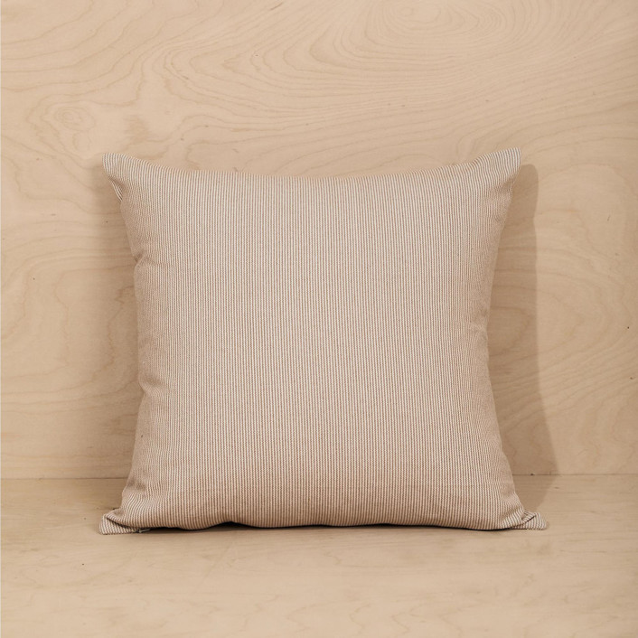 Pinstripe Pillow Cover Clay Throw Pillows by Territory Design Minted