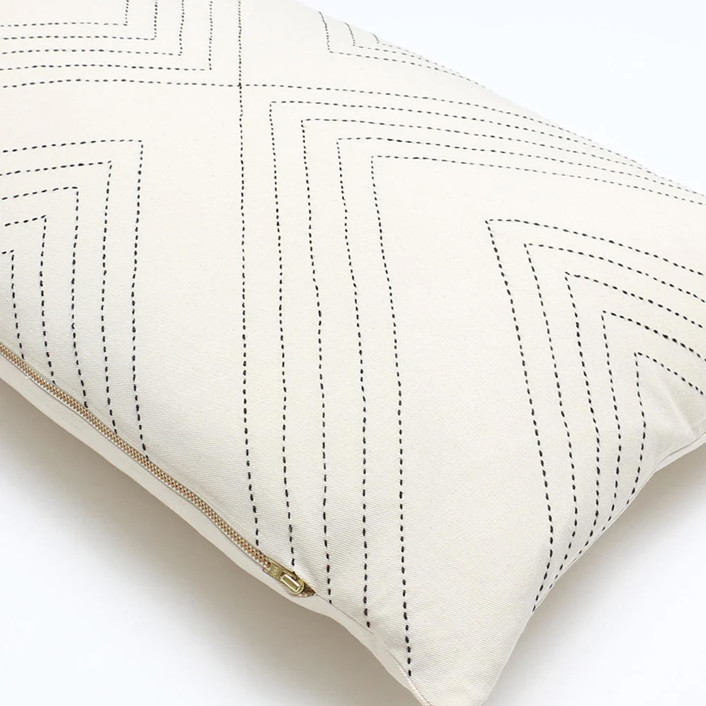 Anchal Geometric Lumbar Pillow - Thumbnail 3