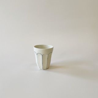 This is a white tableware by Bridget Dorr called mini tumbler in standard