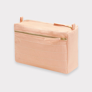 This is a pink back to school supplies by Anchal called large pin-stitch toiletry bag - pink in standard