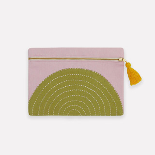 This is a purple back to school supplies by Anchal called eclipse pouch - lilac in standard