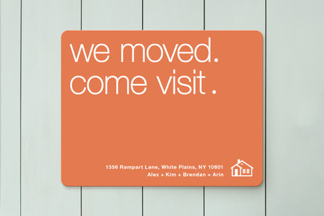 we ve moved come visit moving announcements by a minted
