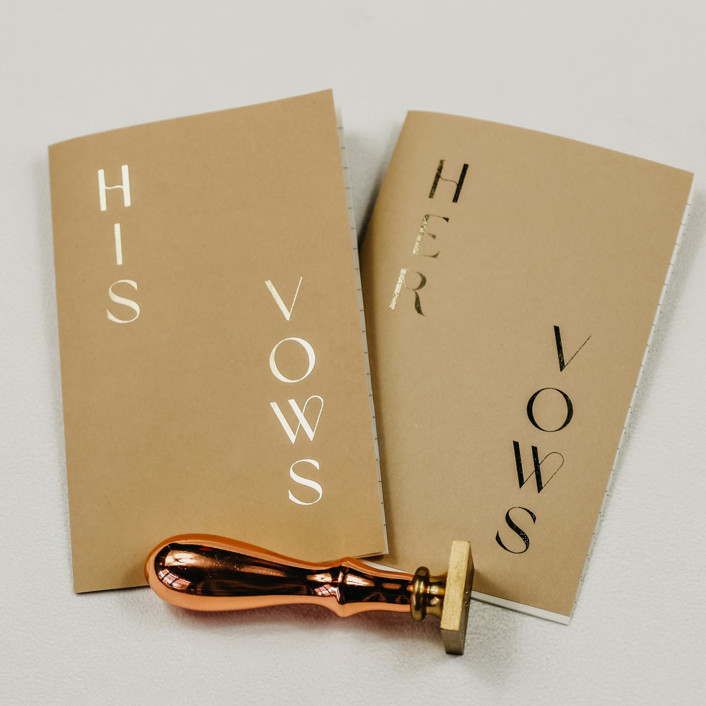Vow Book Set His and Hers