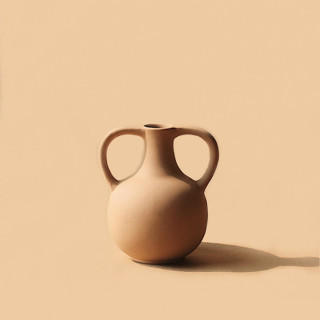 This is a brown vases by Powered By People called bobble harappan vase - terracotta in standard