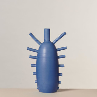This is a blue vases by Rory Pots called myth vessel in standard