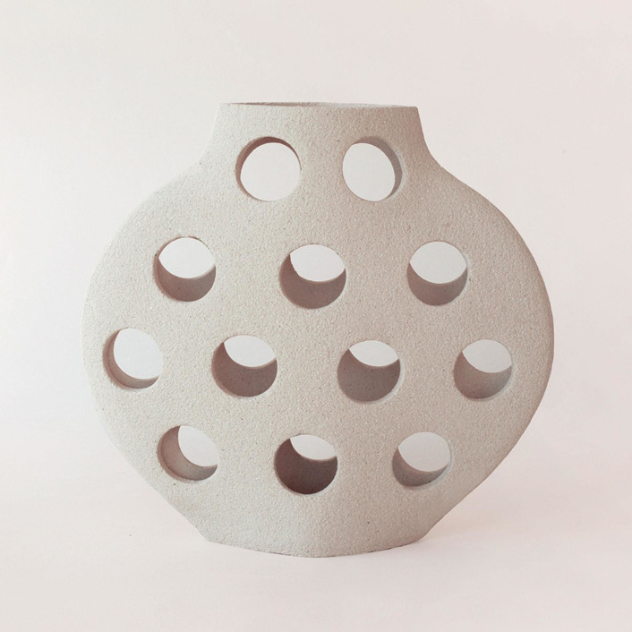Ceramic Vase ‘Holes' Vases by Inhee Ma Minted