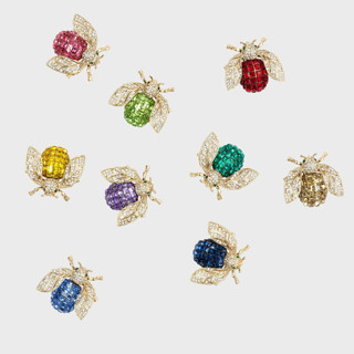 This is a multicolorassorted-colors tableware by Joanna Buchanan called sparkle bee clips boxed set, rainbow in standard