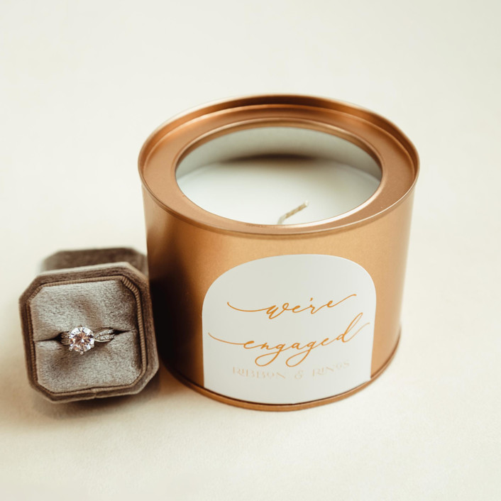 Engagement Gift Candle We're Engaged