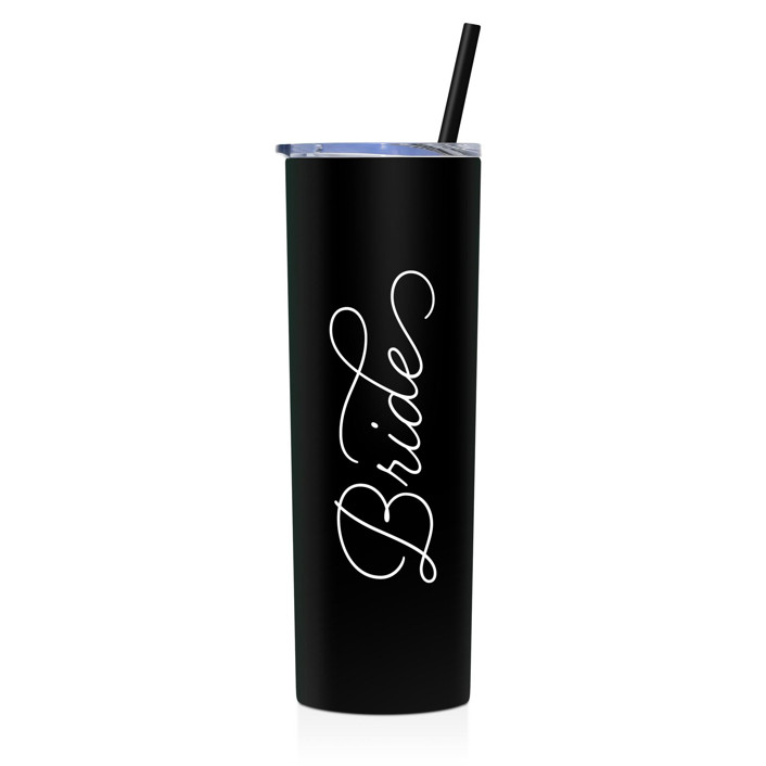 Bride Tumbler | Black | 20 Ounce Stainless Steel