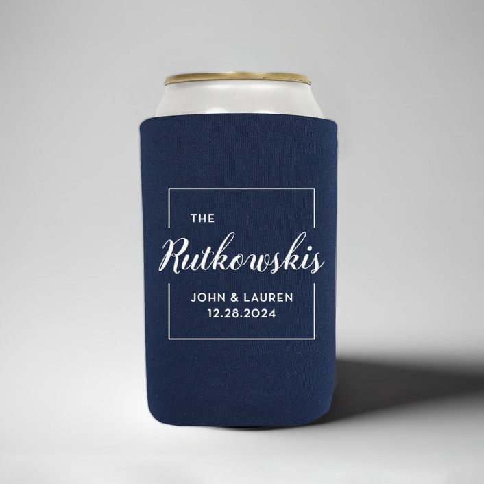 Custom Elegant wedding can coolers, set of 50
