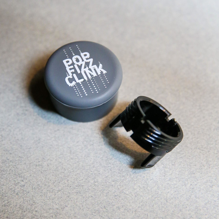 Pop Fizz Clink Champagne Stopper Favors by Maire and Walt at CapaBunga