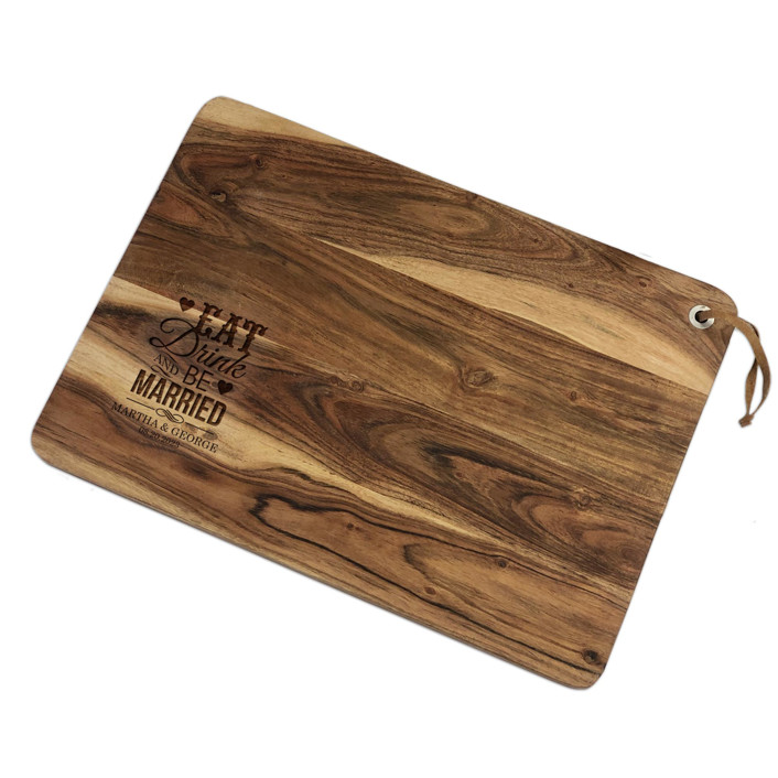 Engraved Be Married Acacia Cutting Board